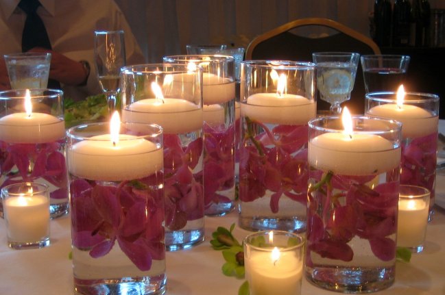 Floating Wedding Candles